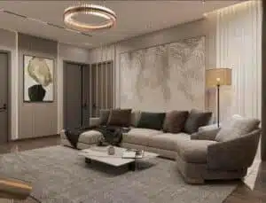 تصميم فيلا مساحة 600 متر داخلي