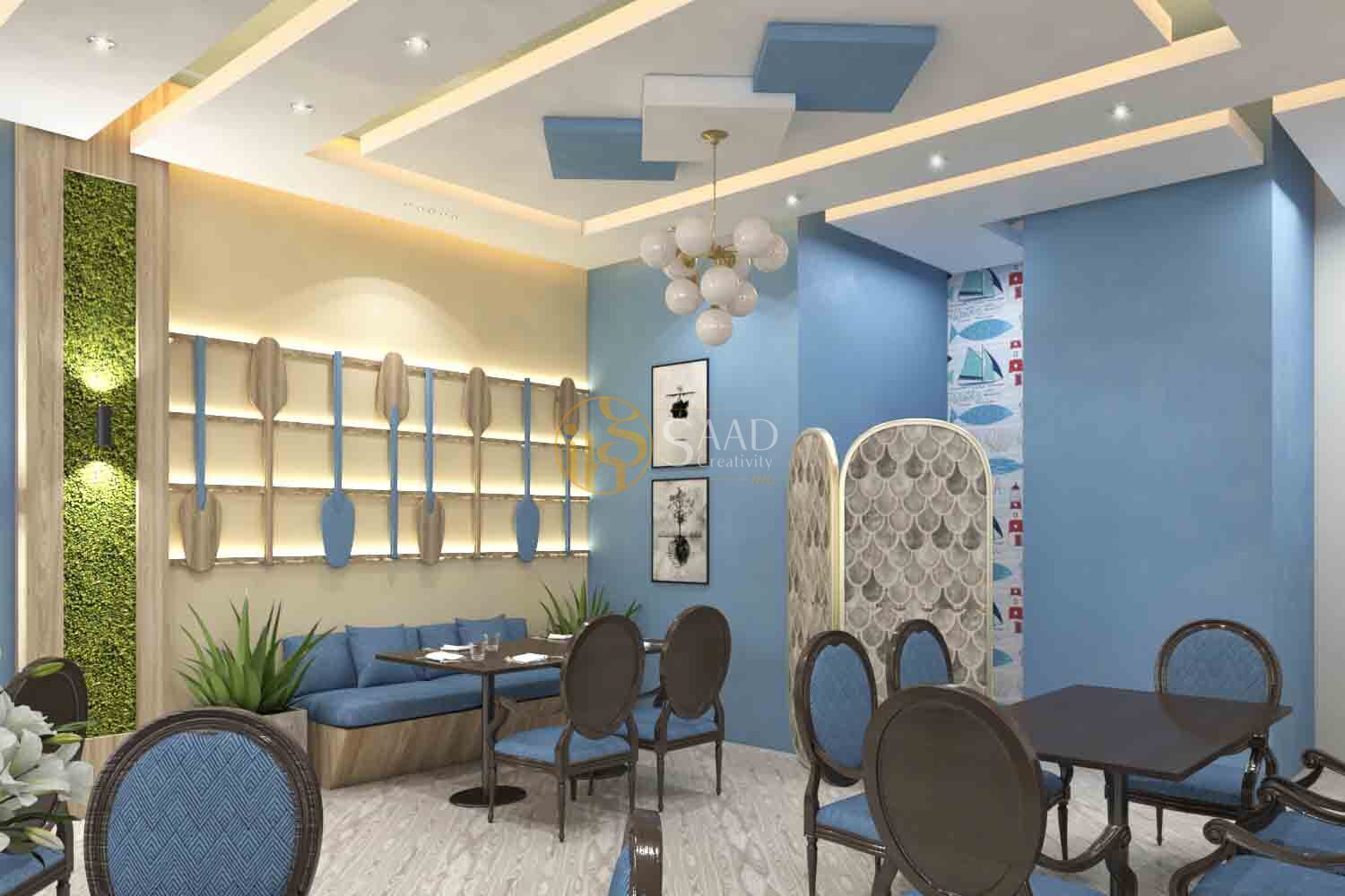 تصميم كافيه 3D