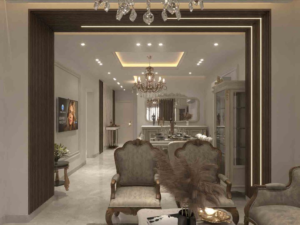 افضل تصميم شقة 140 متر