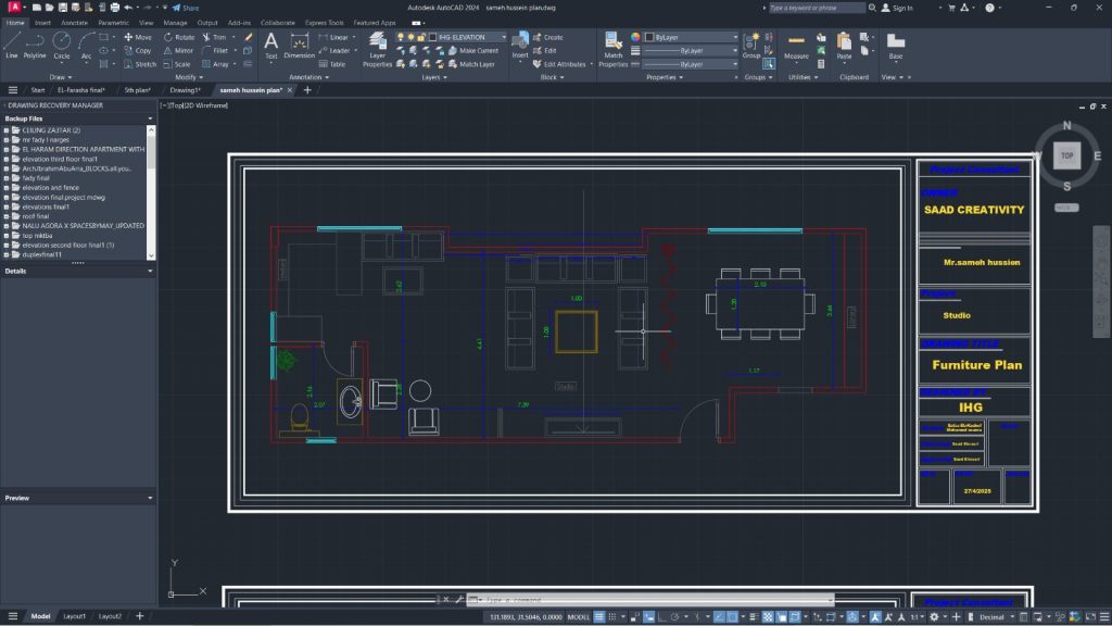 تصميم مول تجاري dwg