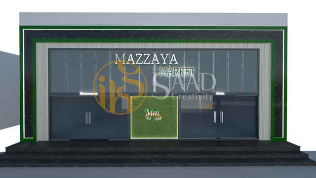 واجهات محلات تجارية 3d