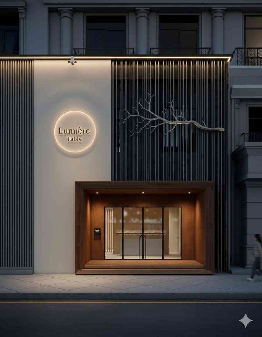 ديكورات واجهات مطاعم مودرن